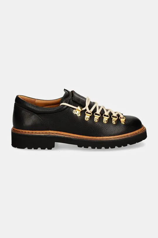 Fracap leather shoes MAGNIFICO M121 brown color