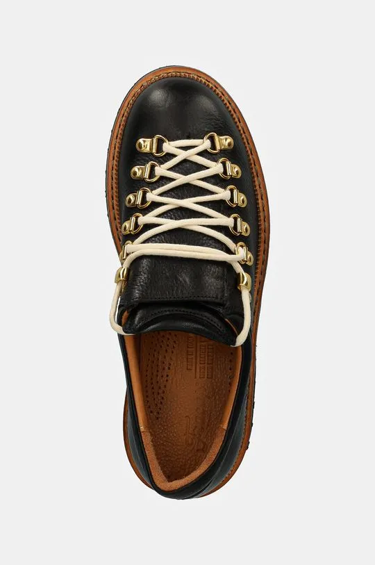 Fracap leather shoes MAGNIFICO M121 brown color