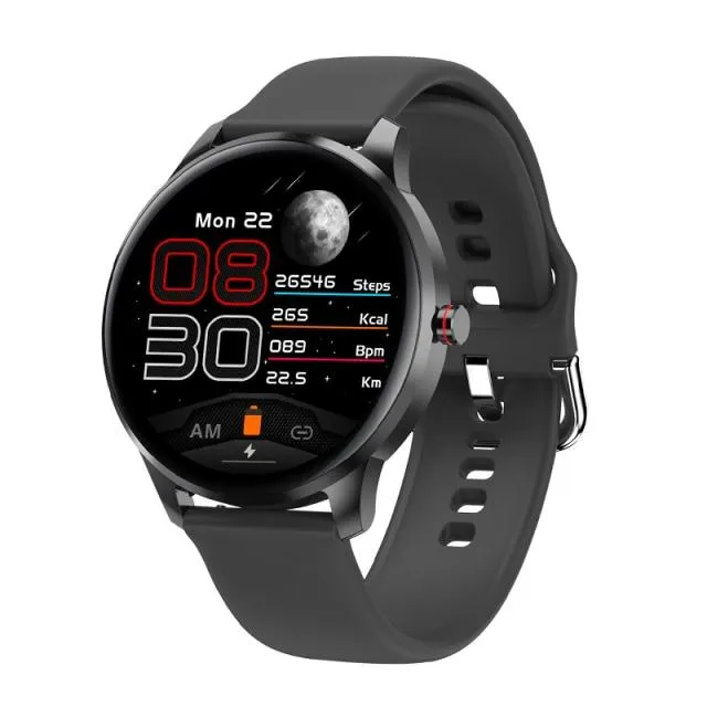 Full Touch Waterproof Sports Heart Rate Blood Pressure Monitor Smart Watch