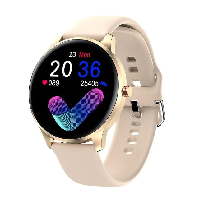 Full Touch Waterproof Sports Heart Rate Blood Pressure Monitor Smart Watch