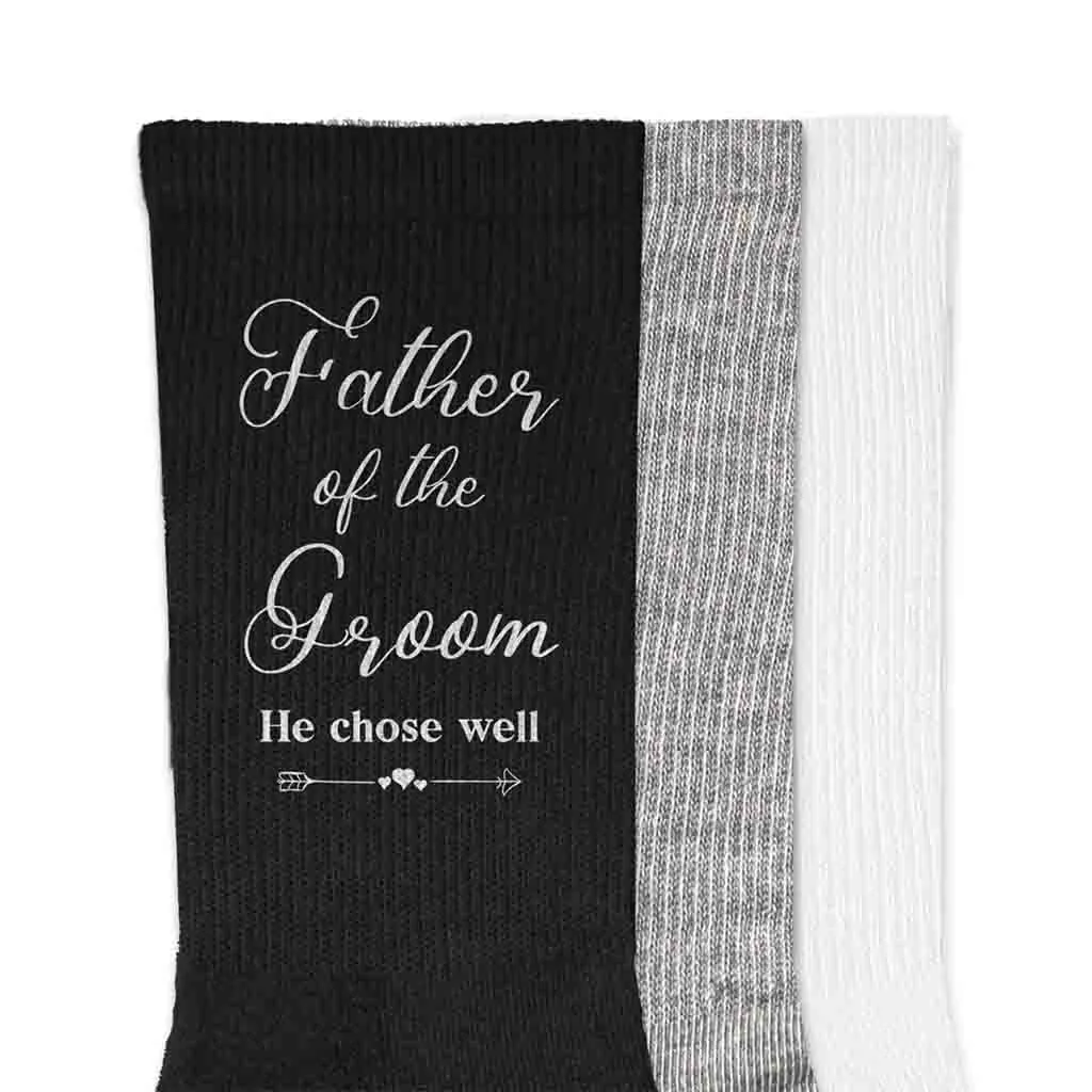 Funny Groom's Father Socks