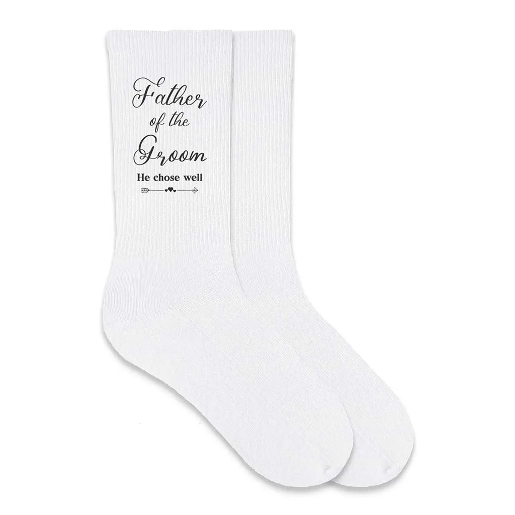 Funny Groom's Father Socks