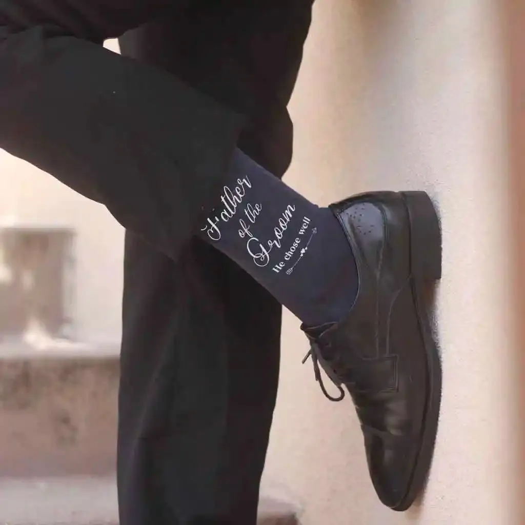 Funny Groom's Father Socks