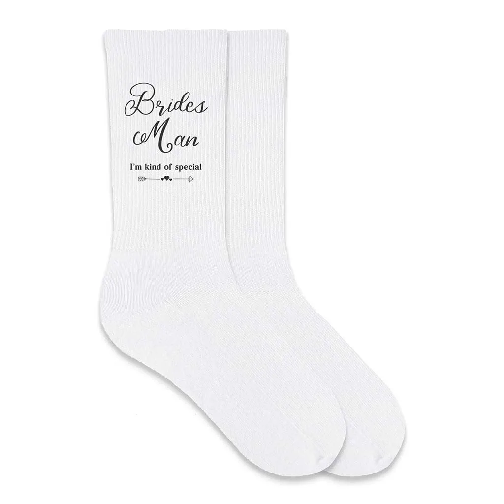 Funny Wedding Party Socks for Bridesman | Hilarious Groomsmen Accessories