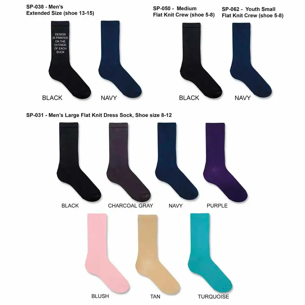 Funny Wedding Party Socks for Bridesman | Hilarious Groomsmen Accessories