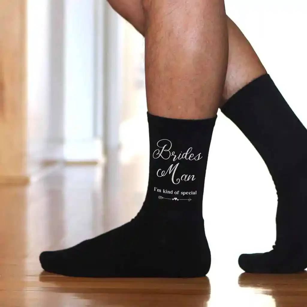 Funny Wedding Party Socks for Bridesman | Hilarious Groomsmen Accessories