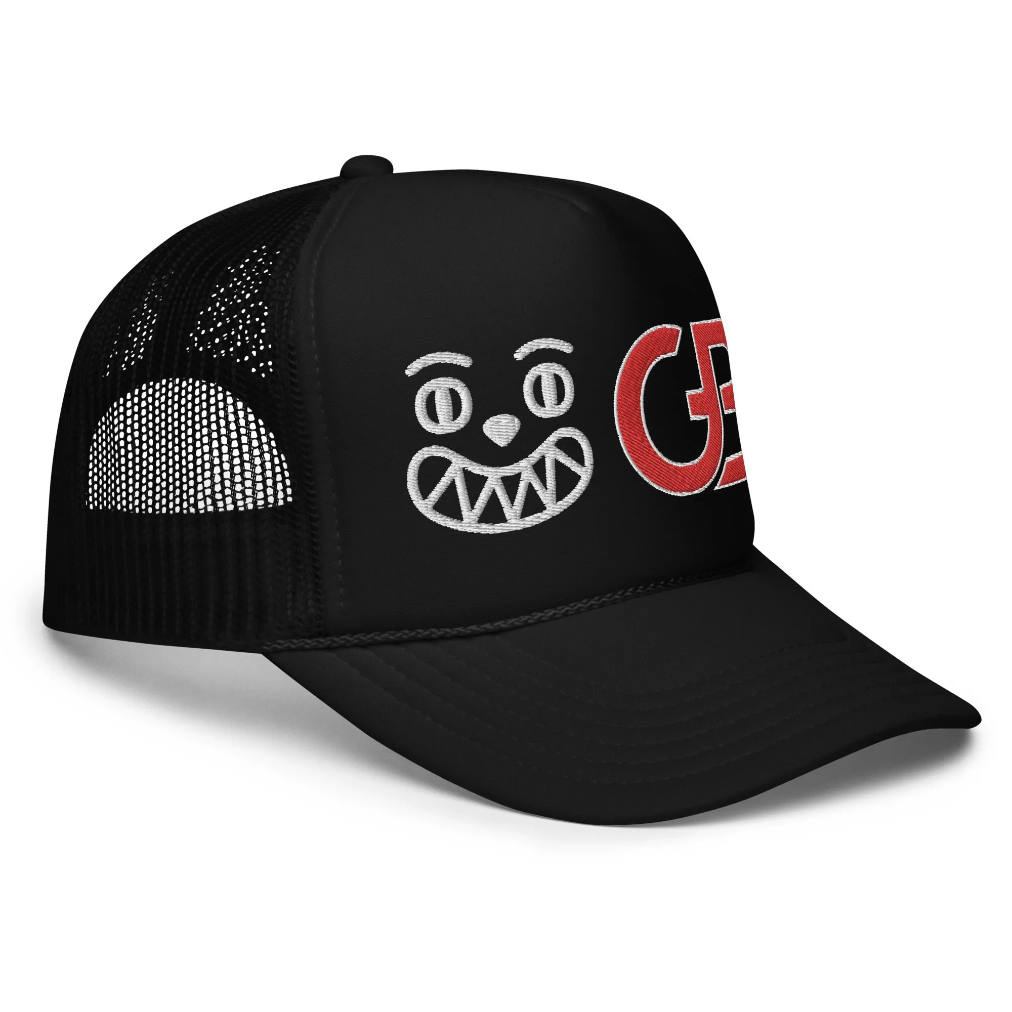 Gerald Black Foam Trucker Hat RED