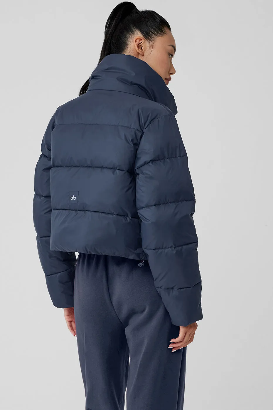 Gold Rush Puffer - Navy