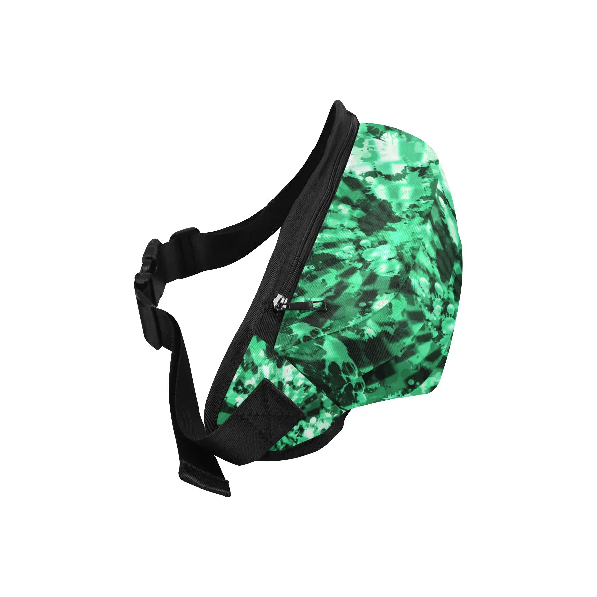 Green Tie-Dye Fanny Pack