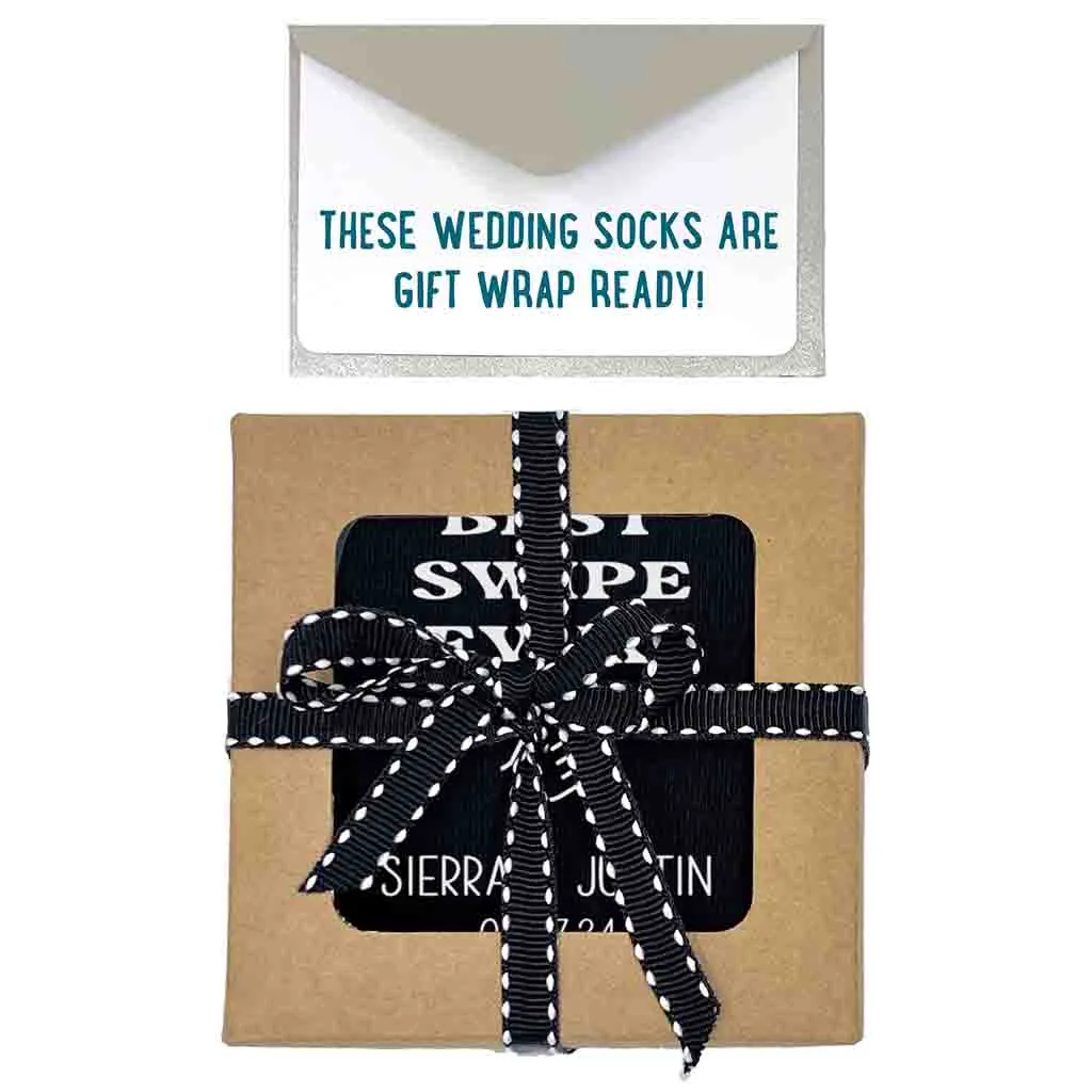 Groom's Personalized Socks - Swipe Right Socks | Best Deals