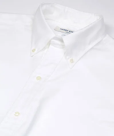 Harry Stedman 50s Button Down Oxford Shirt White