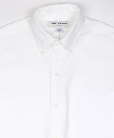 Harry Stedman 50s Button Down Oxford Shirt White