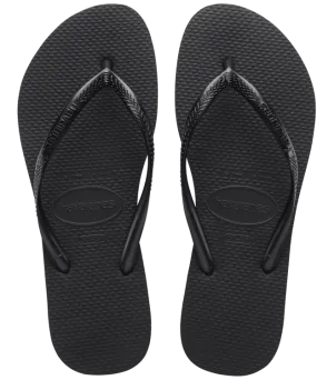 Havaianas Slim Flip Flops - Black