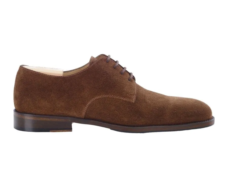 Havana Suede Derby Shoes - DOVER II