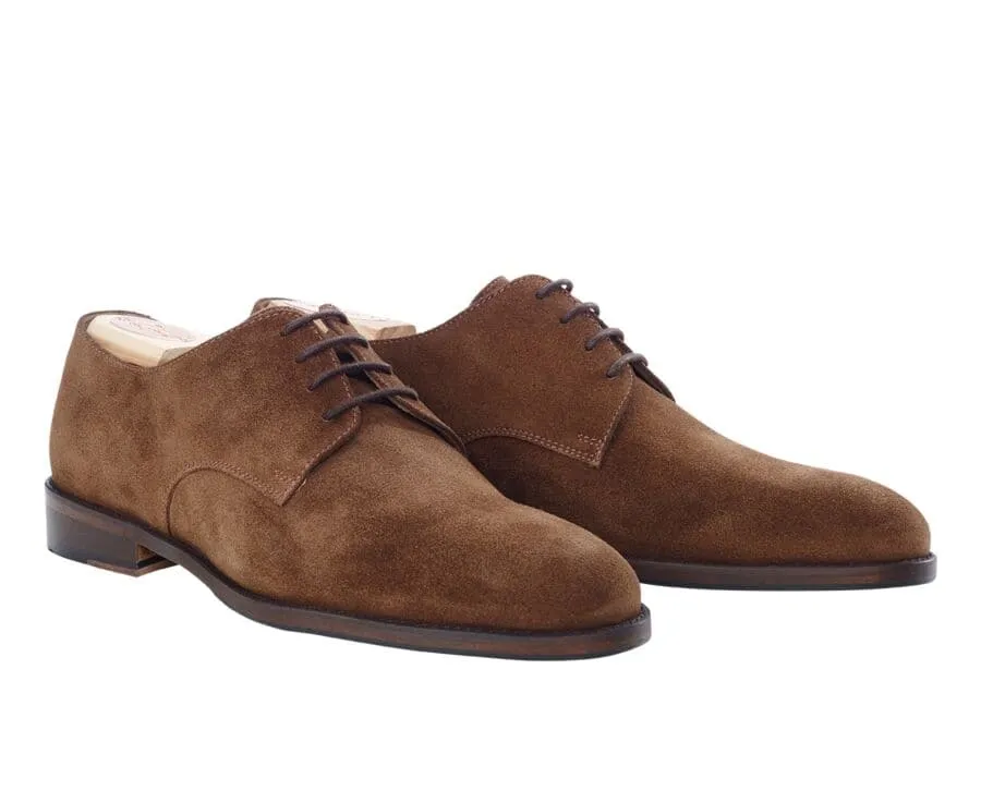 Havana Suede Derby Shoes - DOVER II