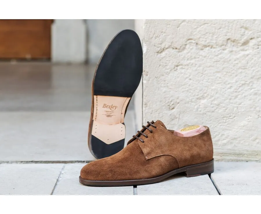 Havana Suede Derby Shoes - DOVER II