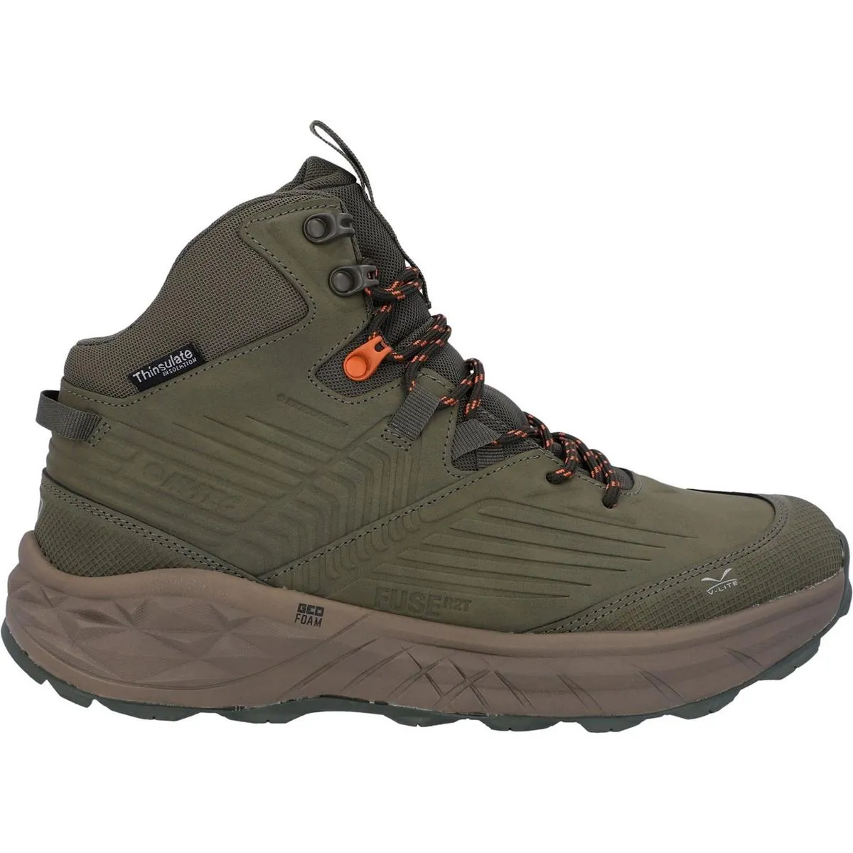 Hi-Tec Fuse Trek Mid Hiking Boots Olive