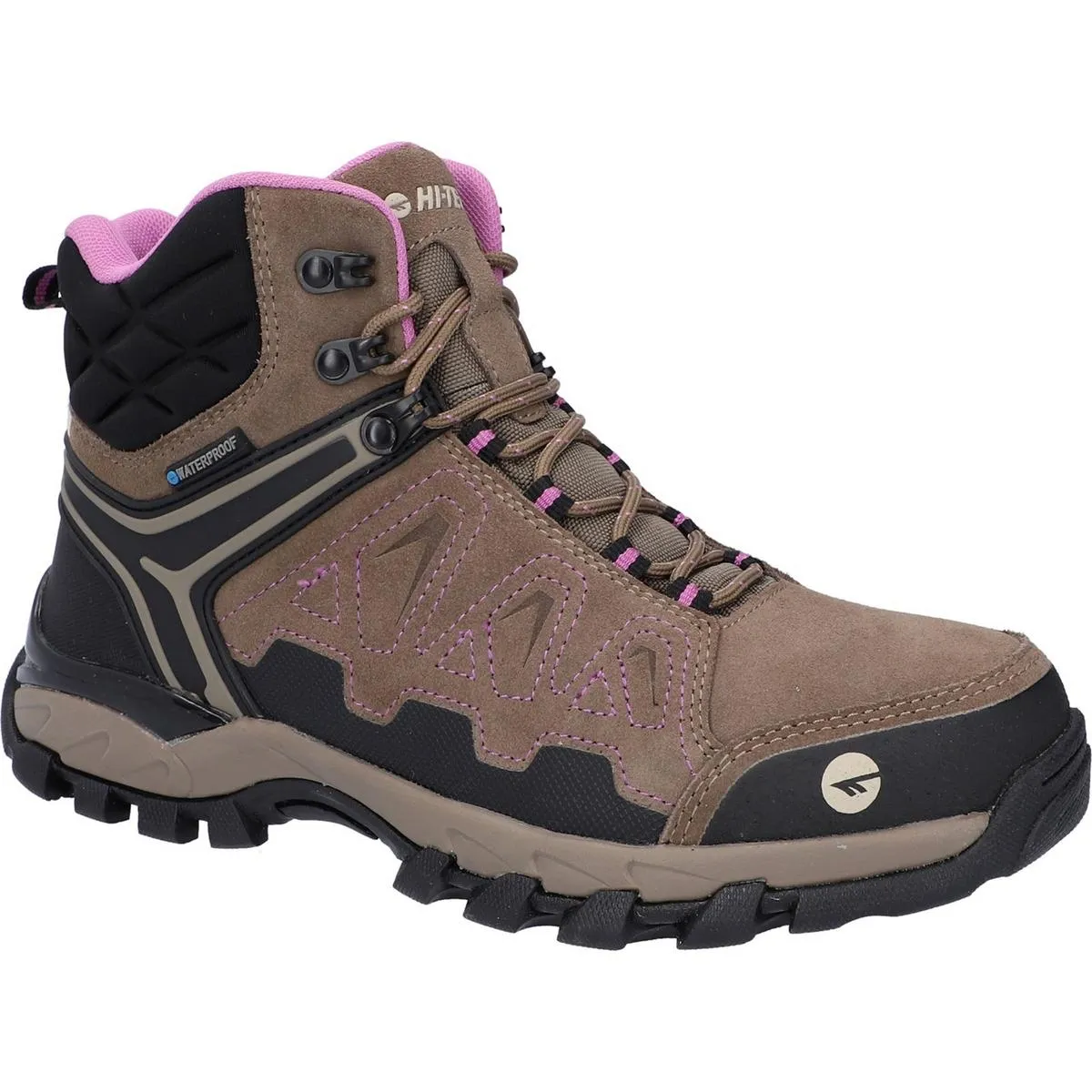 Hi-Tec V-Lite Explorer WP Hiking Boots Brown/Lilac