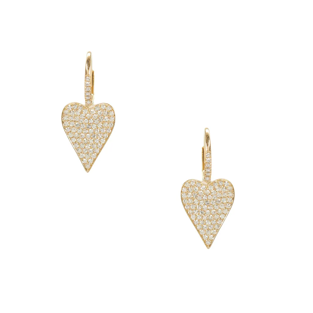 Ivy Heart Earrings