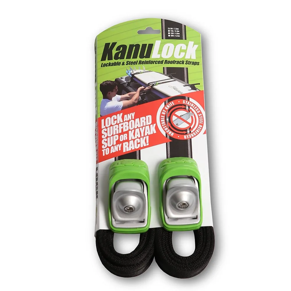 Kanulock 2.5M/8FT Lockable Tie-Down Straps