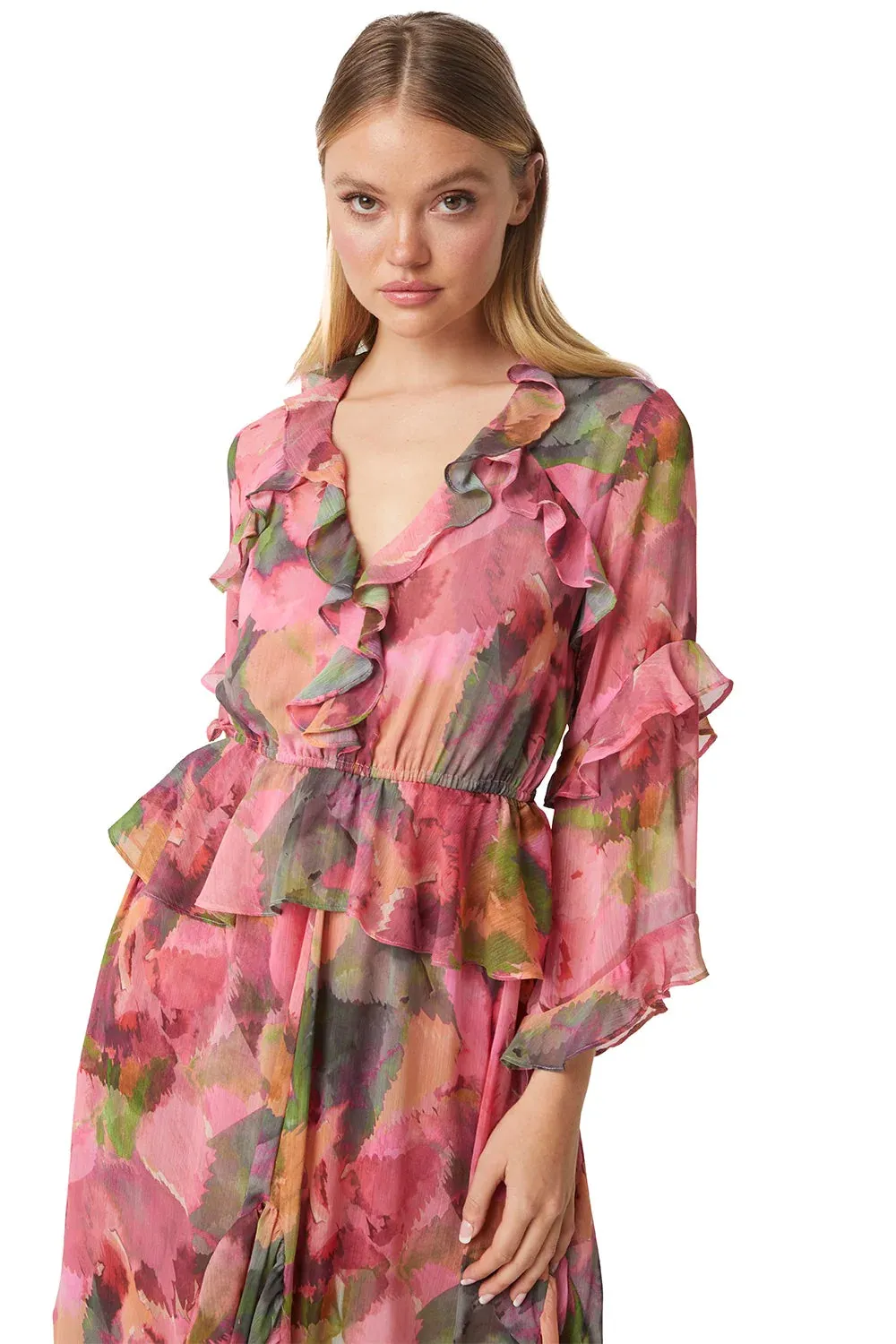 Karina Dress - Watermelon Tourmaline