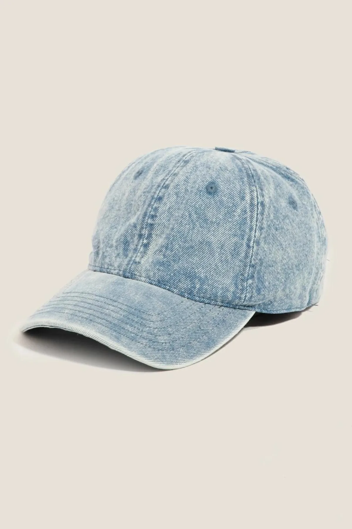 KHALUA  DENIM BASEBALL HAT