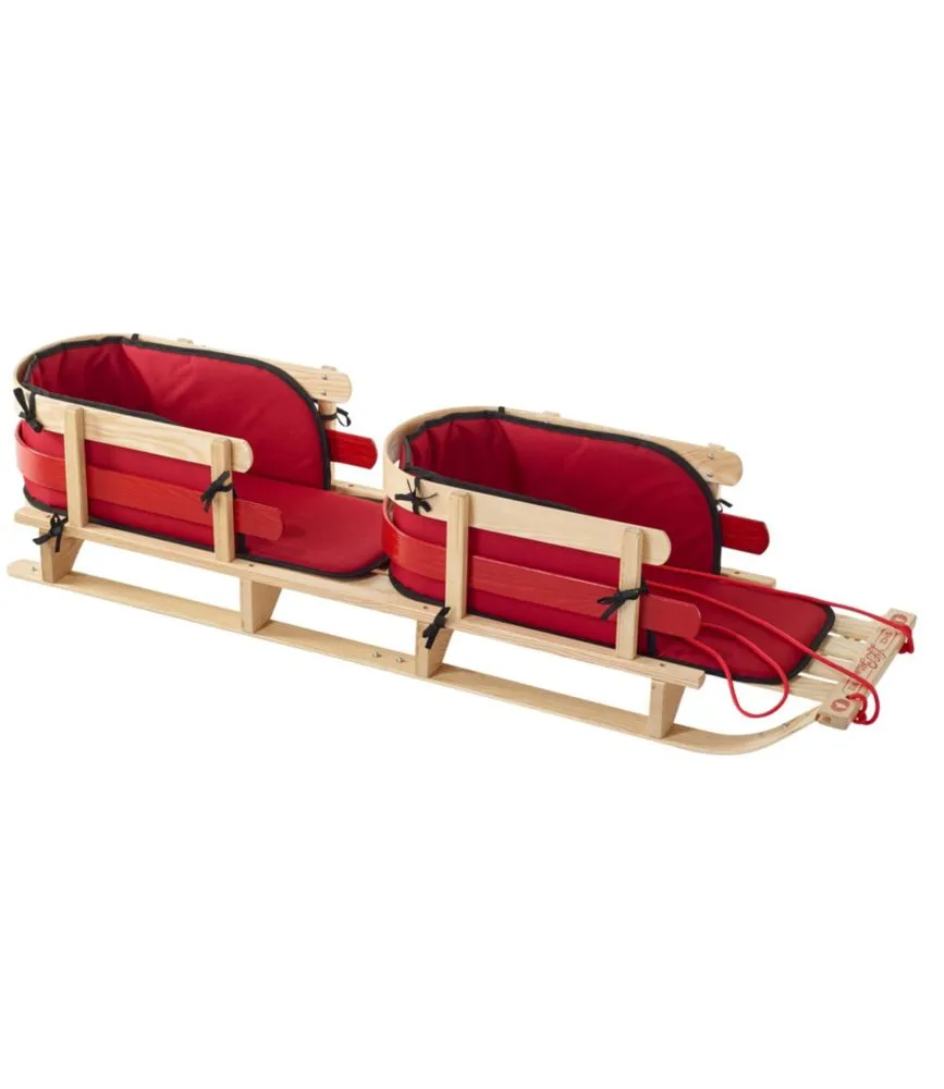 Kids' Pull Sled and Cushion Set, Tandem