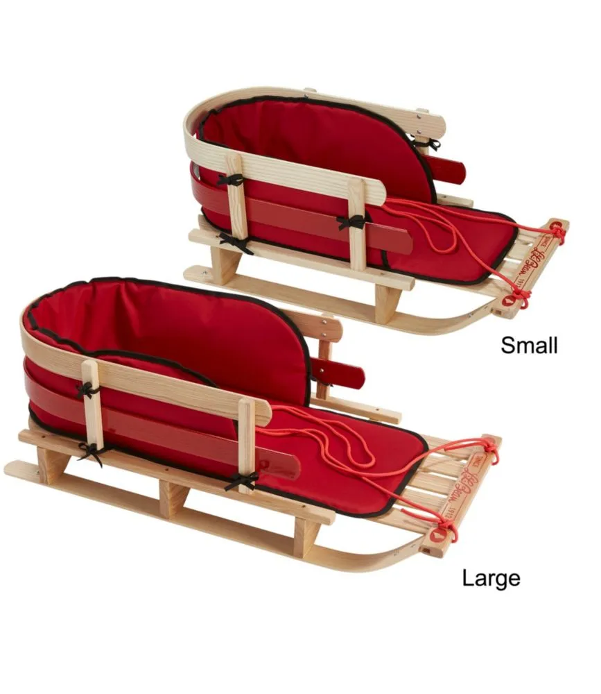 Kids' Pull Sled and Cushion Set