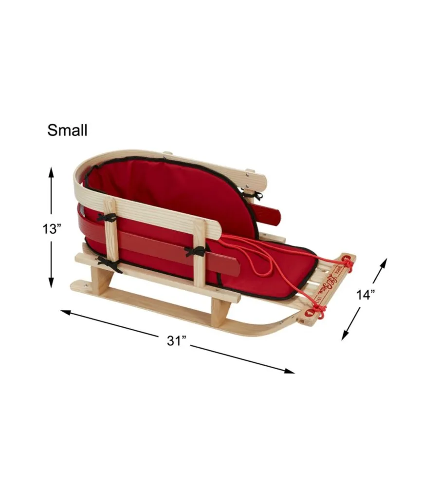 Kids' Pull Sled and Cushion Set