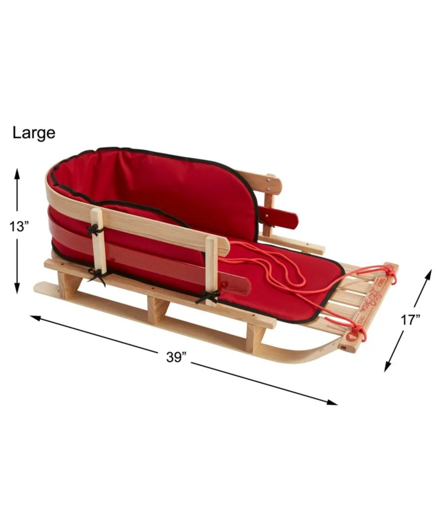 Kids' Pull Sled and Cushion Set