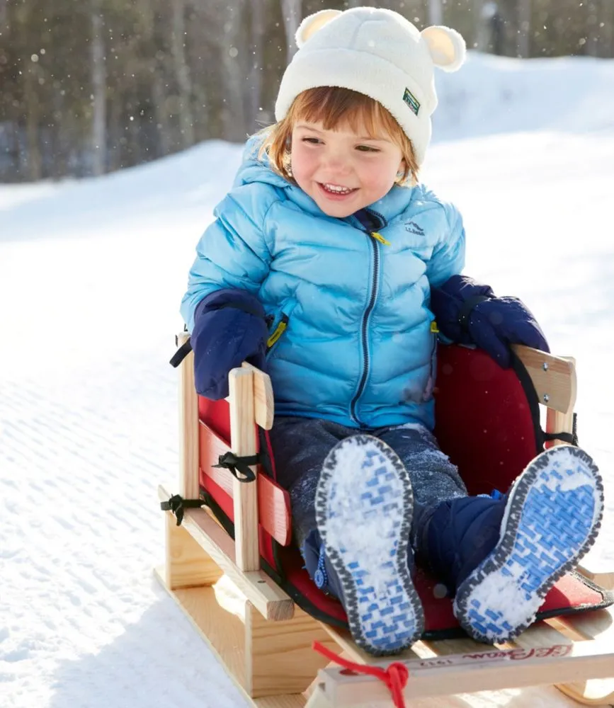 Kids' Pull Sled and Cushion Set