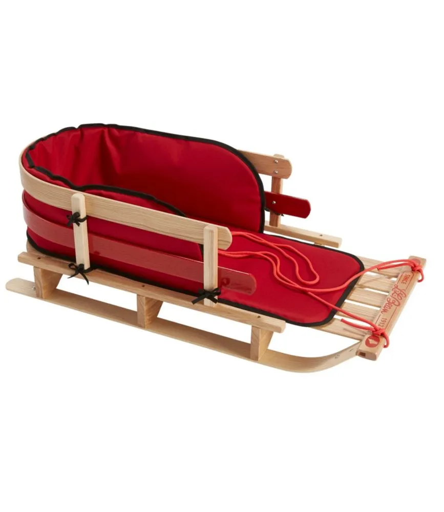 Kids' Pull Sled and Cushion Set