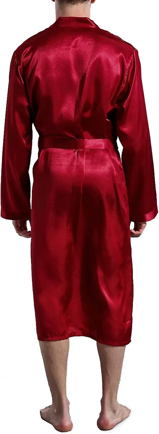 Kimono Long Robes - Satin Luxury Dressing Gowns For Wedding