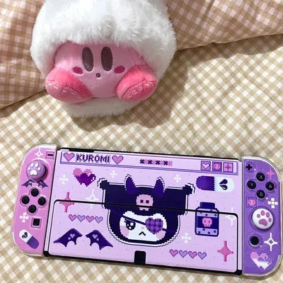 Kuromi purple switch / oled sticker patch decoration accessories