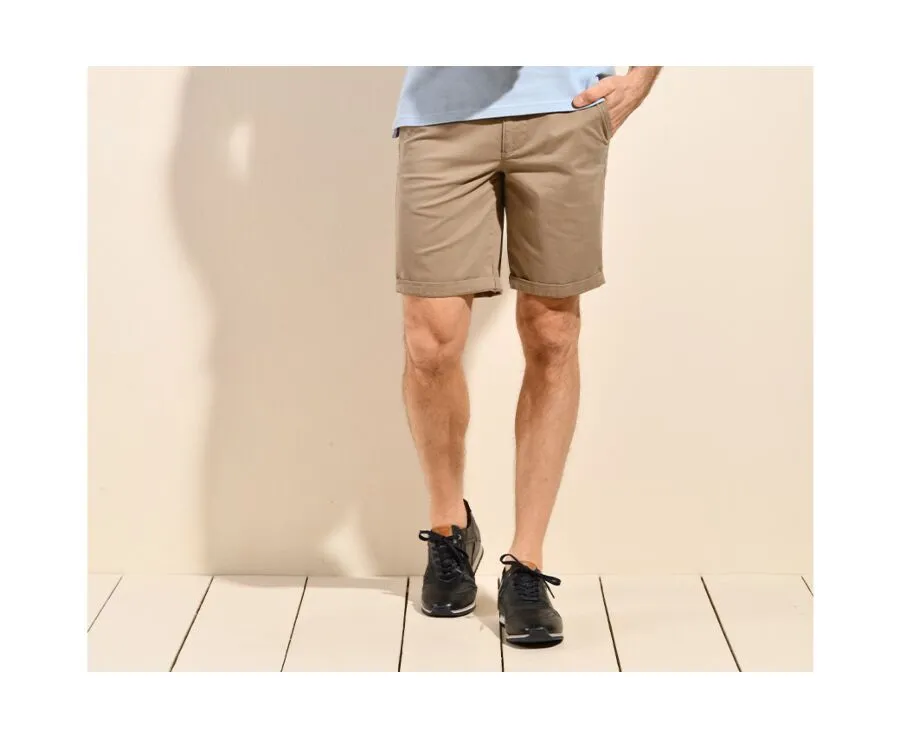 Light Taupe Chino Shorts - BARRY