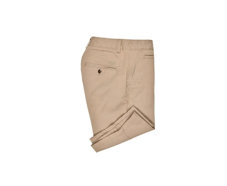 Light Taupe Chino Shorts - BARRY