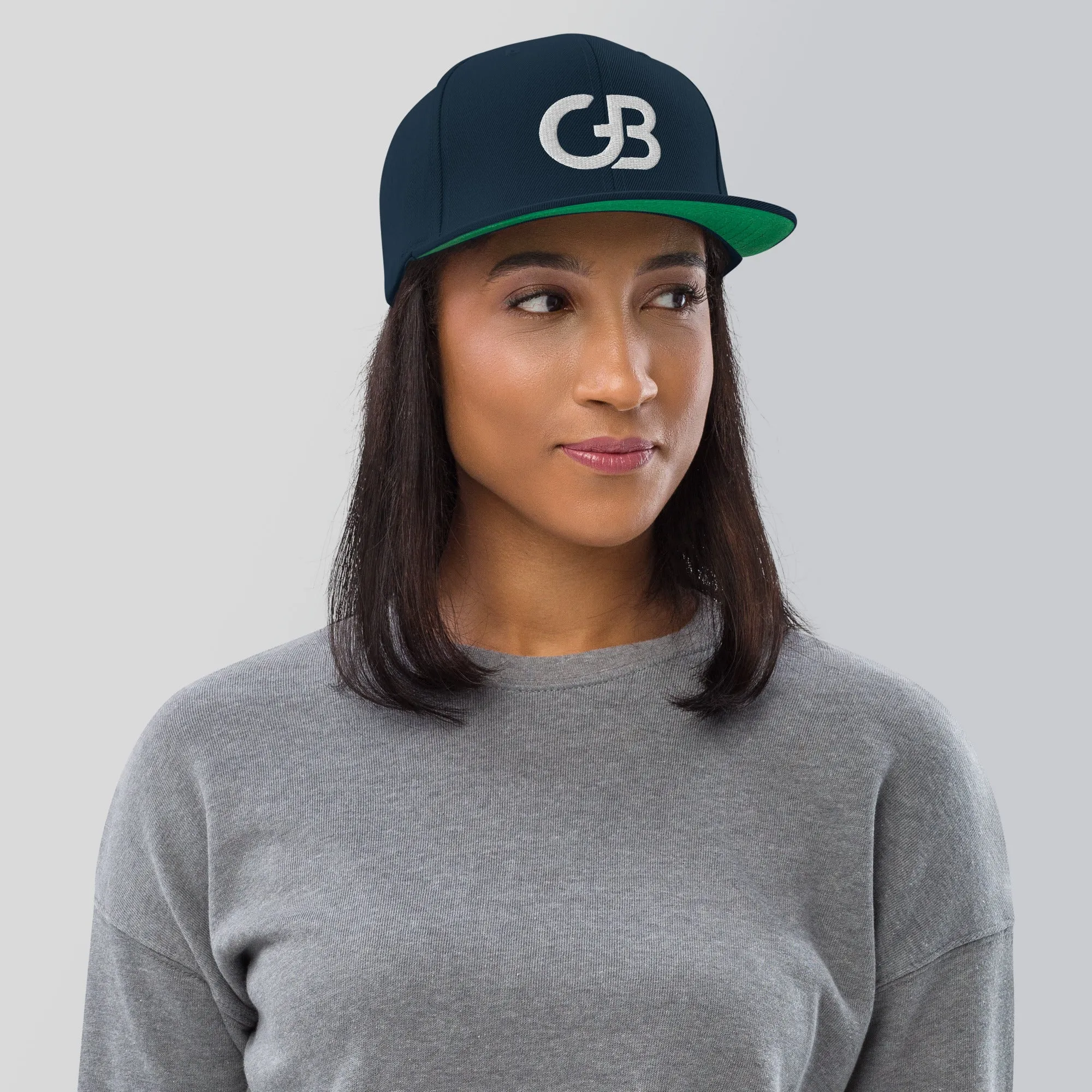 Men and Women Gerald Black Flat Brim Embroidery Snapback Baseball Hat