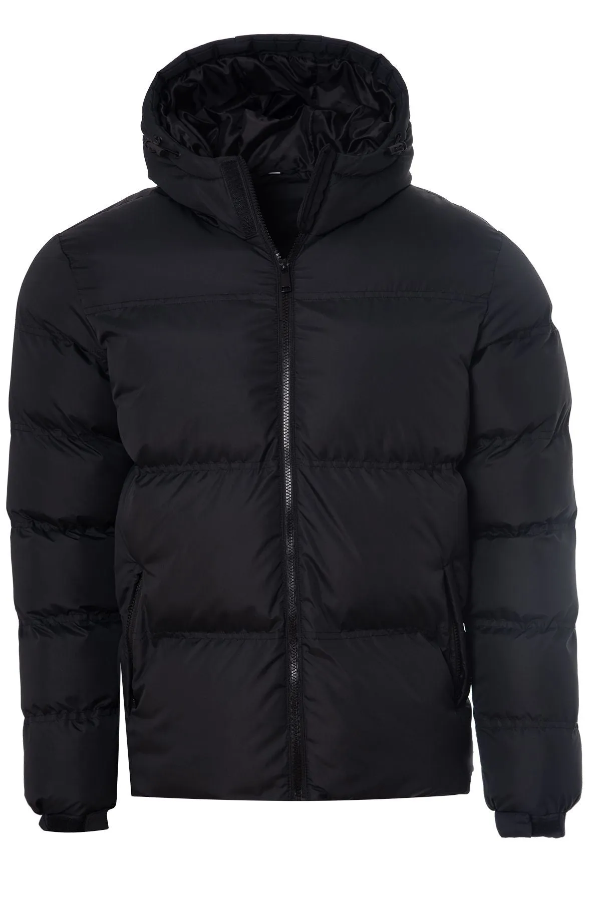 Men's Black Padded Puffer Jacket Coat