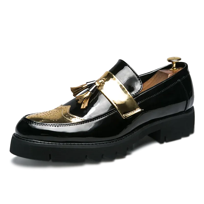 Men's Glossy Leather Shoes