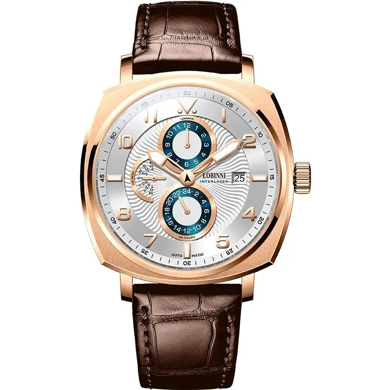 Men's Sapphire Crystal Dial Luminous Waterproof Automatic Mechanical Watch