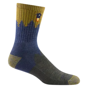 MEN'S NUMBER 2 MICRO CREW MIDWEIGHT HIKING SOCK 1974 - Denim