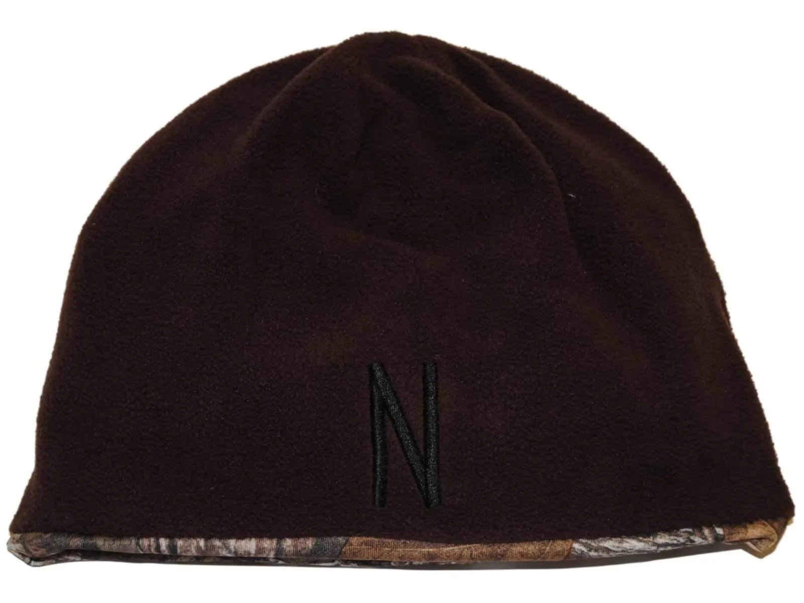 Nebraska Cornhuskers TOW Camo Brown Trap 1 Reversible Knit Winter Beanie Hat Cap