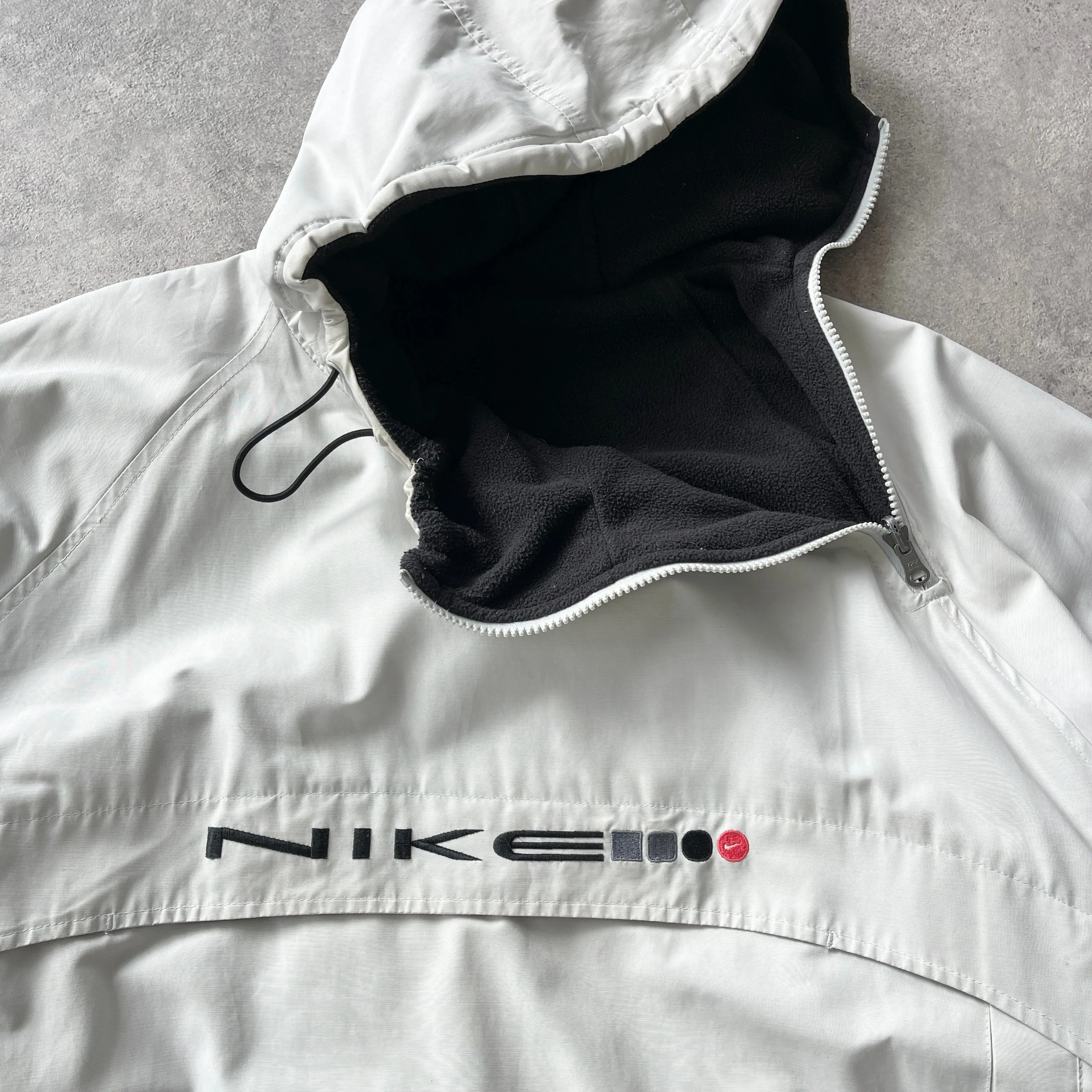 Nike RARE 2001 reversible asymmetric technical fleece pullover jacket (L)