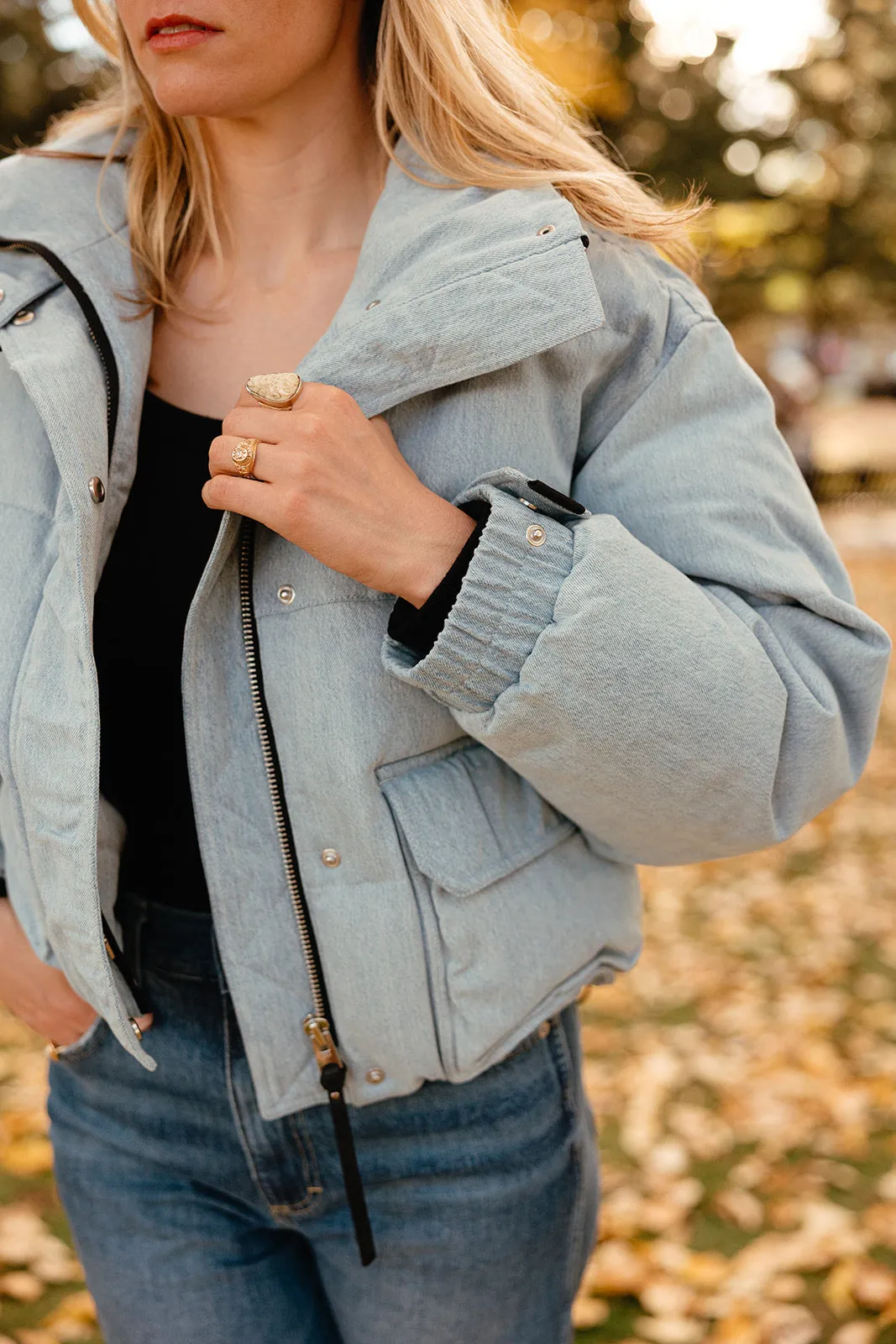 Nova Denim Puffer