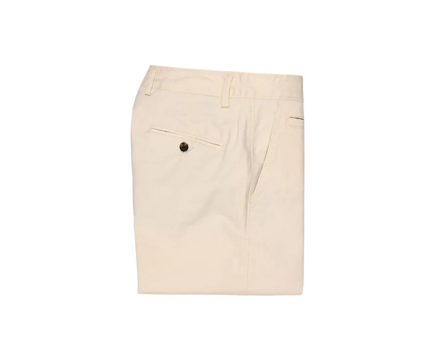 Off White Chino Shorts - BARRY