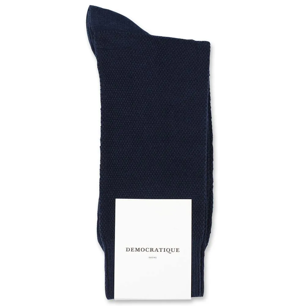 Originals Champagne Pique Socks Navy