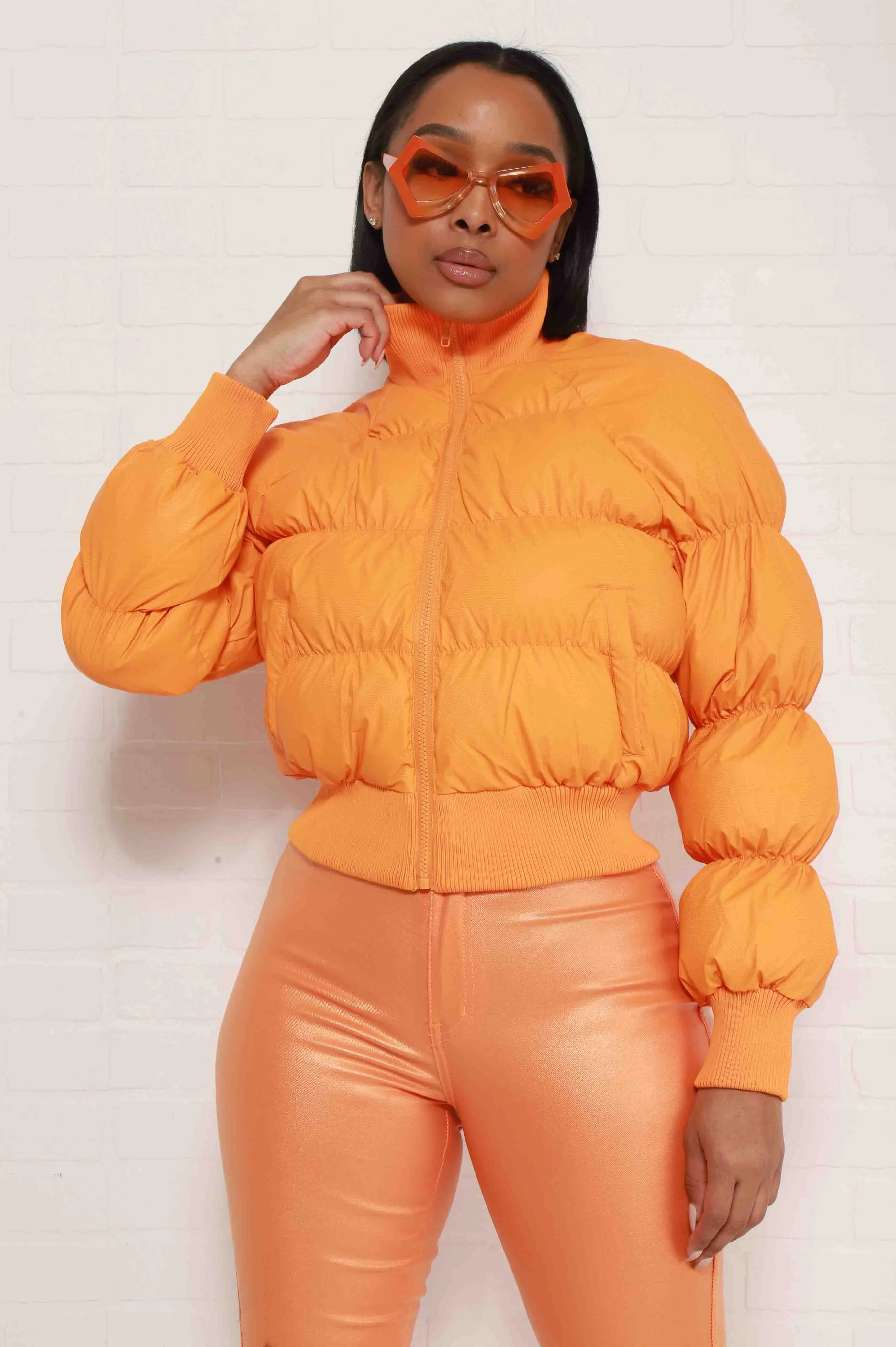 Pack Light Puffer Jacket - Orange