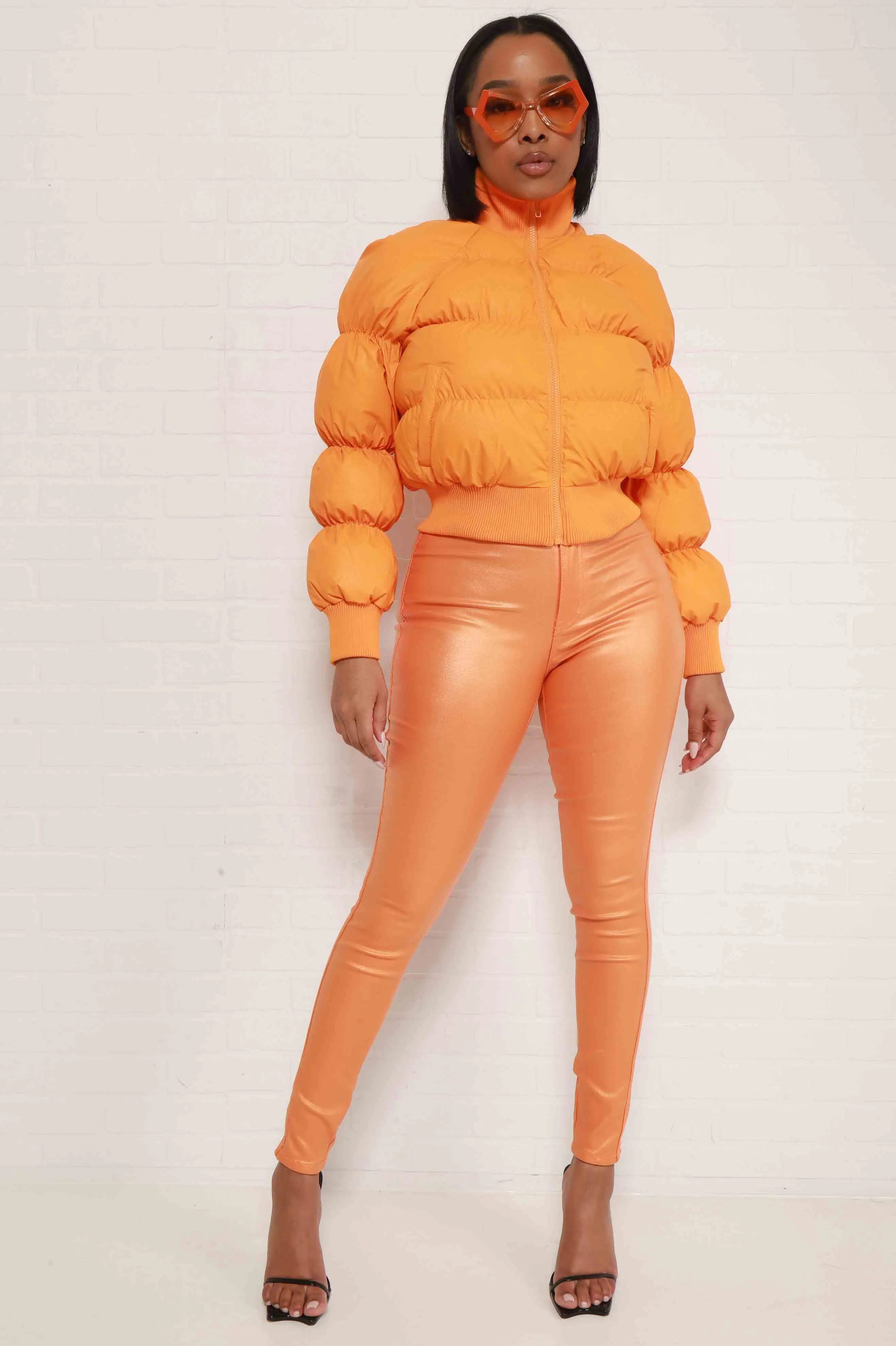 Pack Light Puffer Jacket - Orange