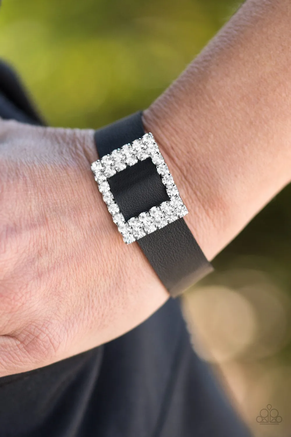 Paparazzi Accessories - Diamond Diva - Black Bracelet