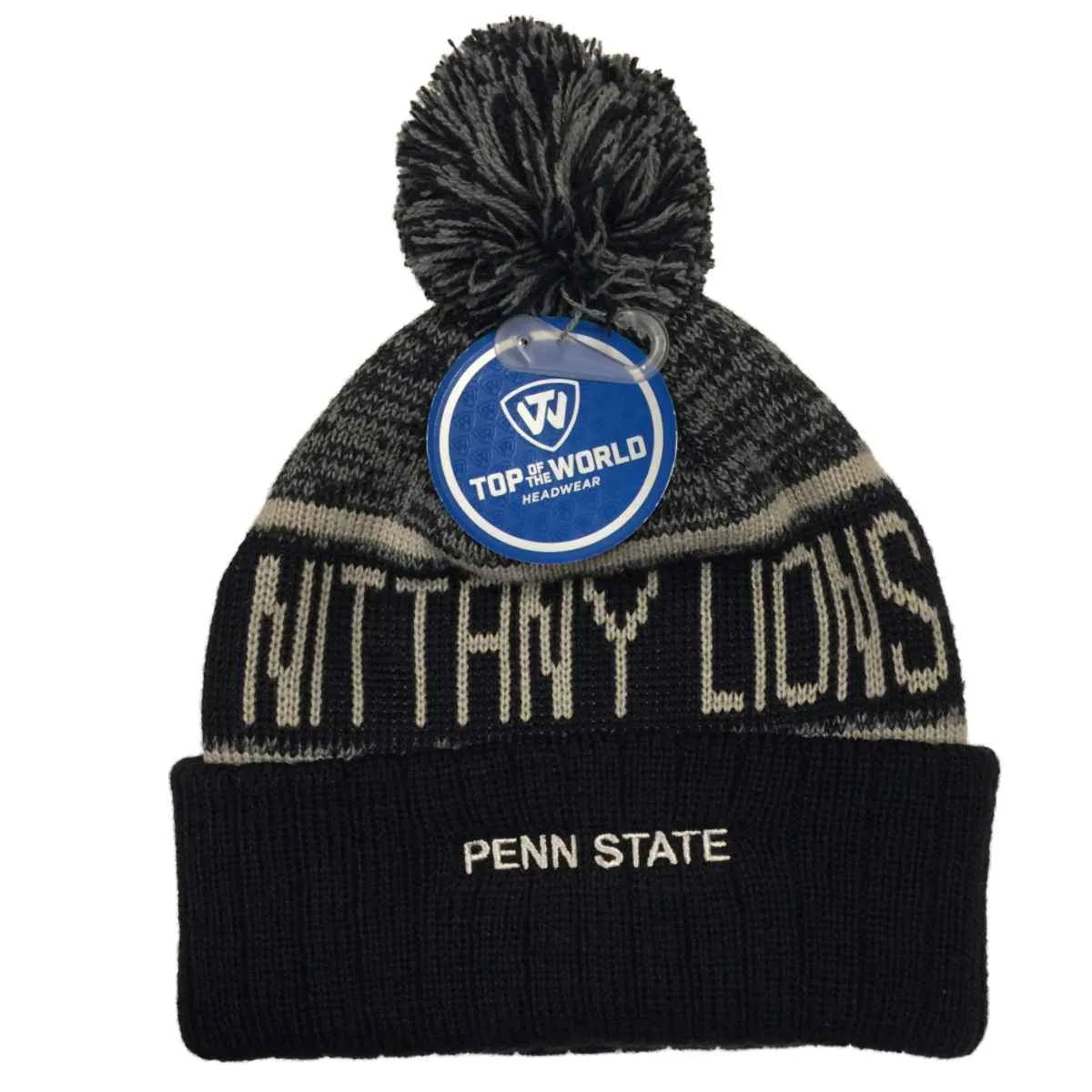 Penn State Nittany Lions TOW Navy Acid Rain Cuffed Knit Winter Hat Cap Beanie